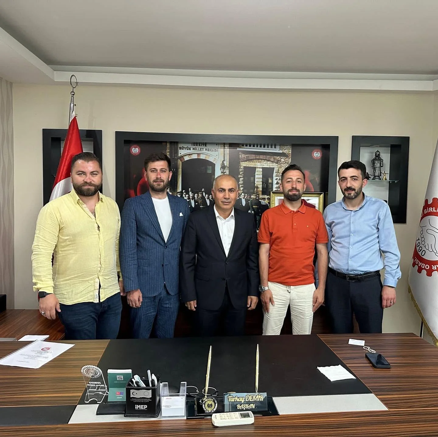 SUGİAD 7. Dönem Yönetiminden SUBESO Başkanı Sayın Türkay Demir'e Nezaket Ziyareti