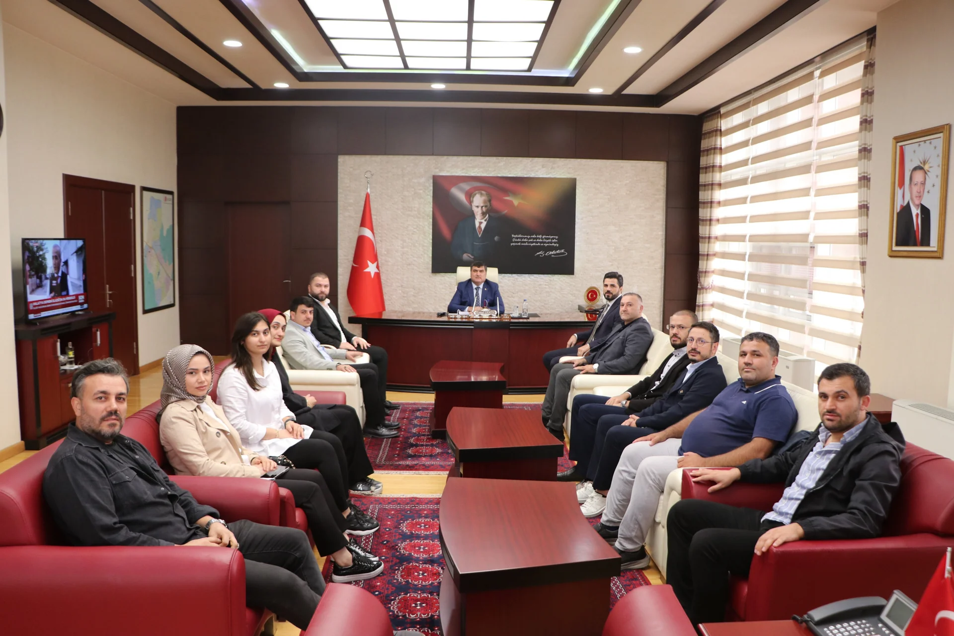 SUGİAD 8. Dönem Yönetiminden Sultanbeyli Kaymakamı Sayın Kemal Şahin'e Ziyaret