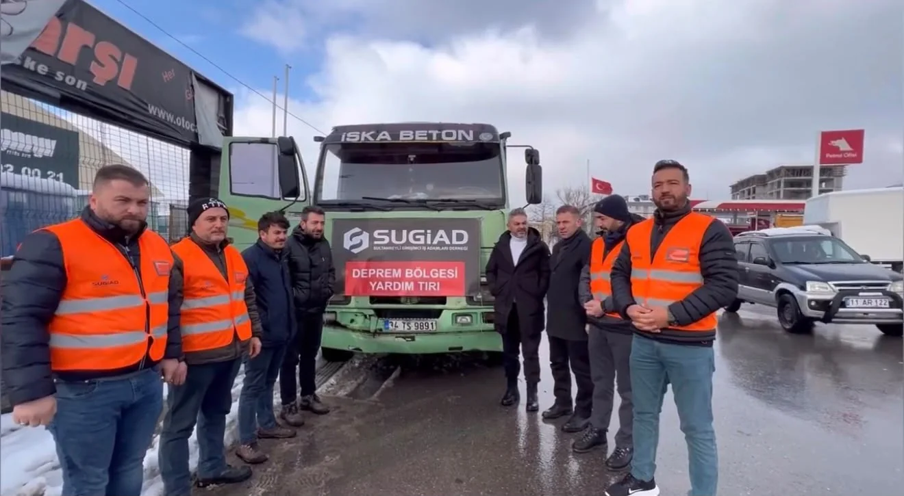 SUGİAD'dan 6 Şubat Depremlerinin Ardından Afet Bölgesine Yardım Seferberliği