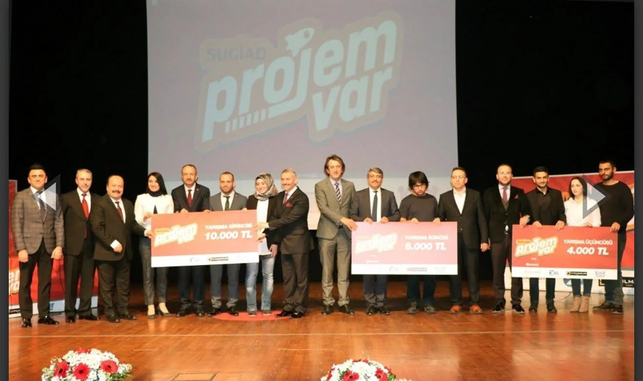 SUGİAD'ın Düzenlediği "Projem Var" Yarışmasında Genç Mucitler Ödüllerine Kavuştu
