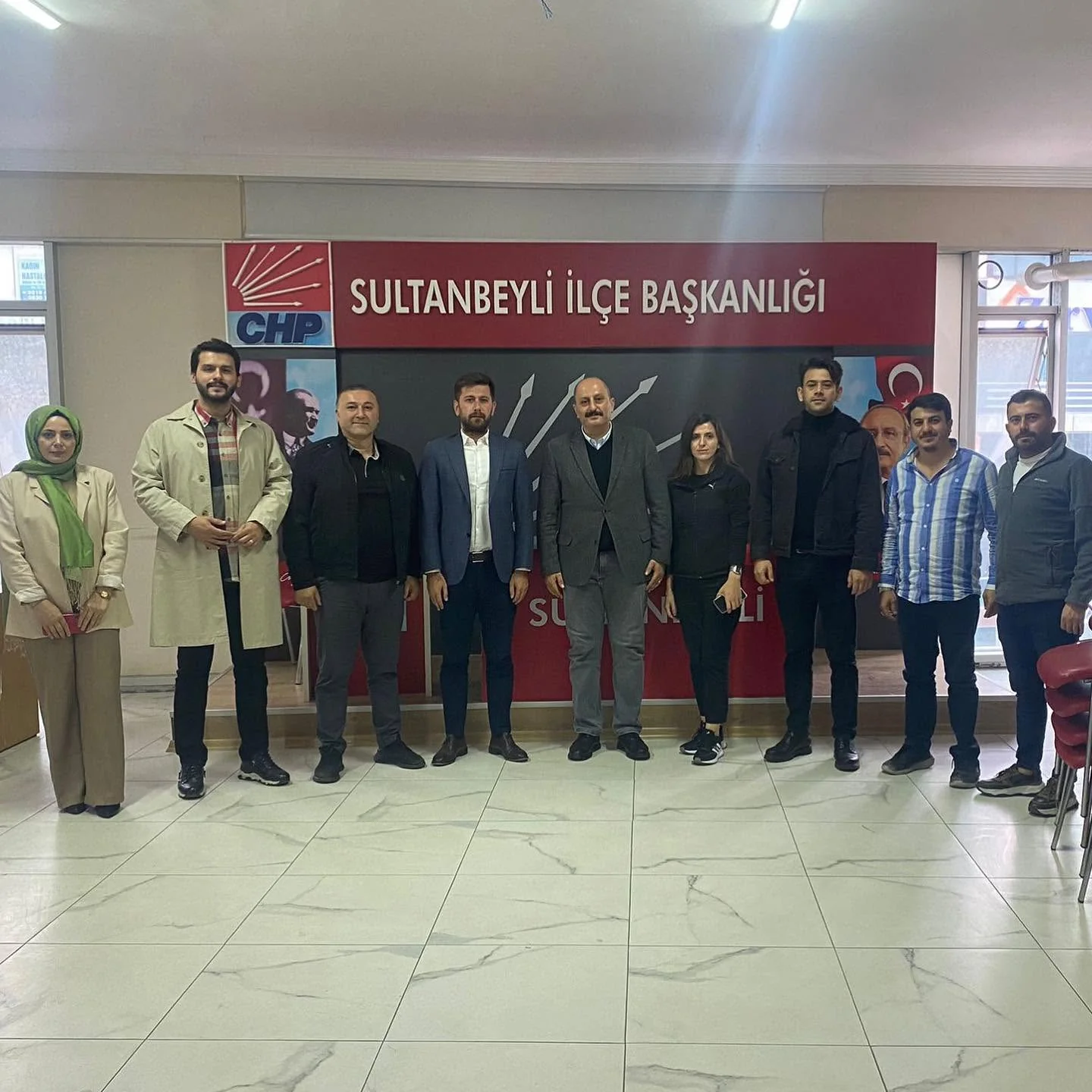 SUGİAD 7. Dönem Yönetiminden CHP Sultanbeyli İlçe Başkanlığı'na Hayırlı Olsun Ziyareti