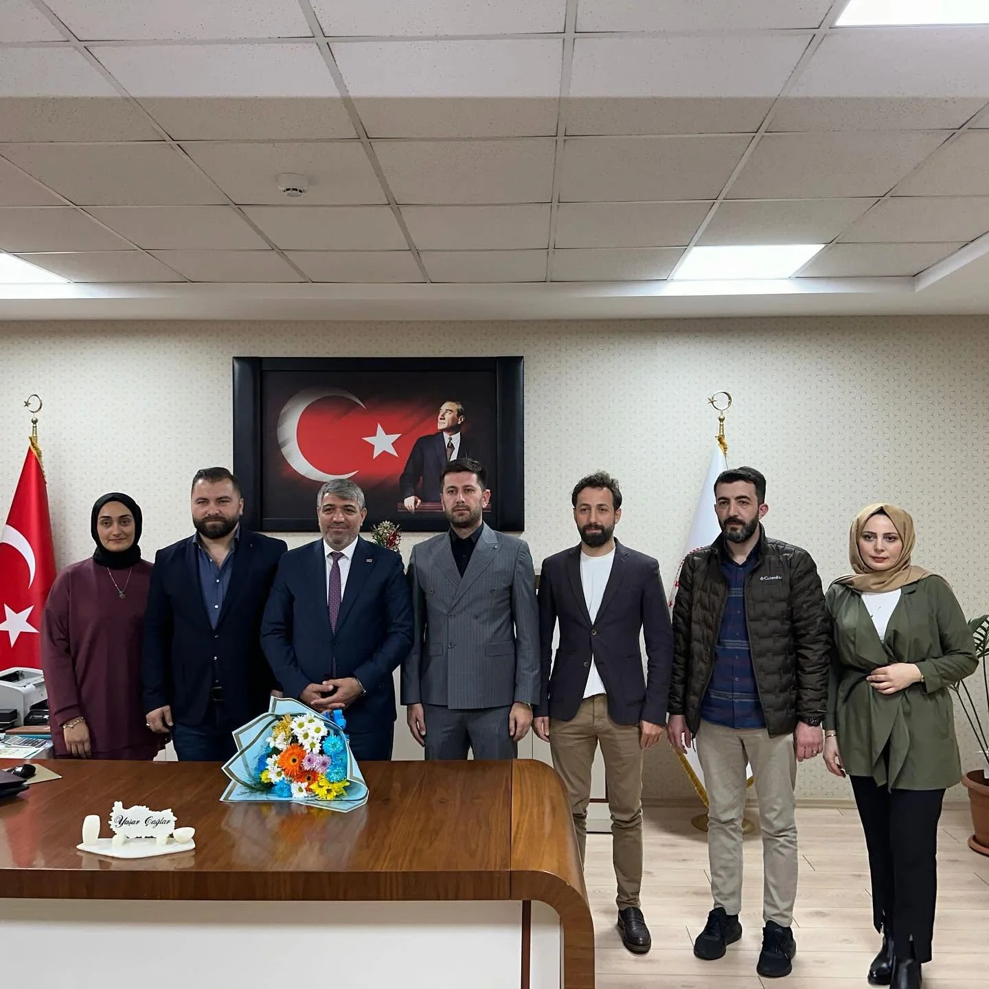 SUGİAD'dan Öğretmenler Günü Dolayısıyla İlçe Milli Eğitim Müdürü Sayın Yaşar Çağlar'a Ziyaret