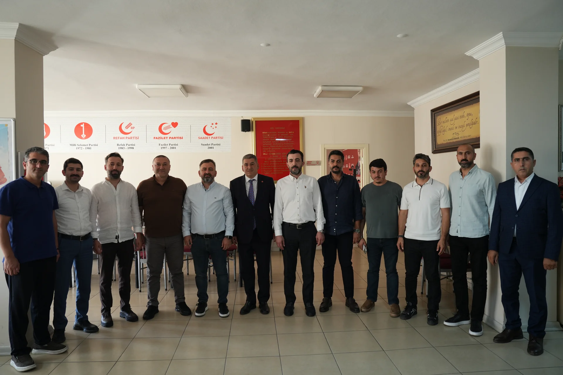 SUGİAD Yönetim Kurulundan Saadet Partisi Sultanbeyli İlçe Başkanlığına İade-i Ziyaret